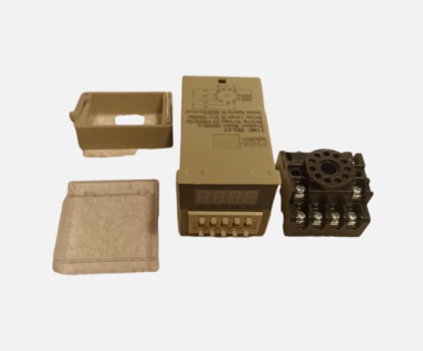 Temporizador digital con base Undecal - 24VAC 220DC