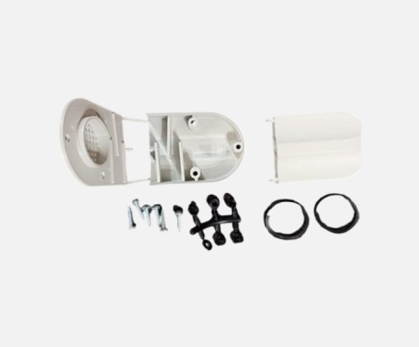 Kit ventilación RAL-7035 (par)