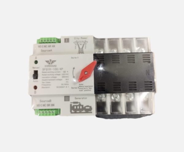 Conmutador de red ATS 4P - 100A