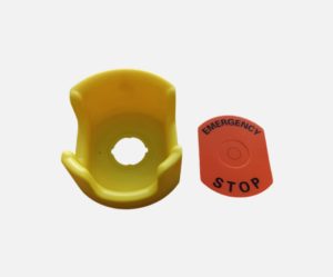 Cubierta protectora pulsador emergencia - 22mm